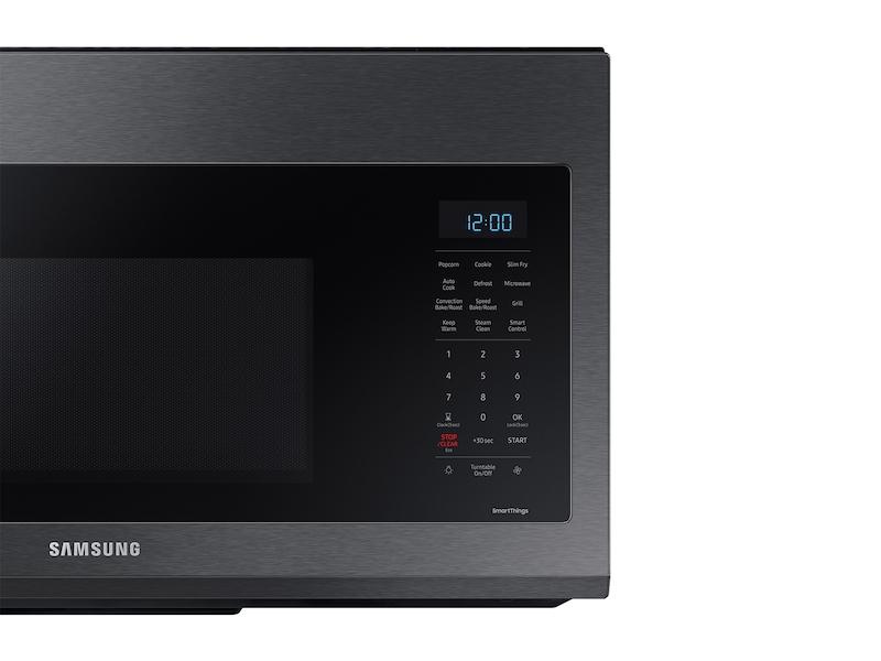 1.7 cu ft. Smart Over-the-Range Microwave with Convection & Slim Fry™ in Black Stainless Steel