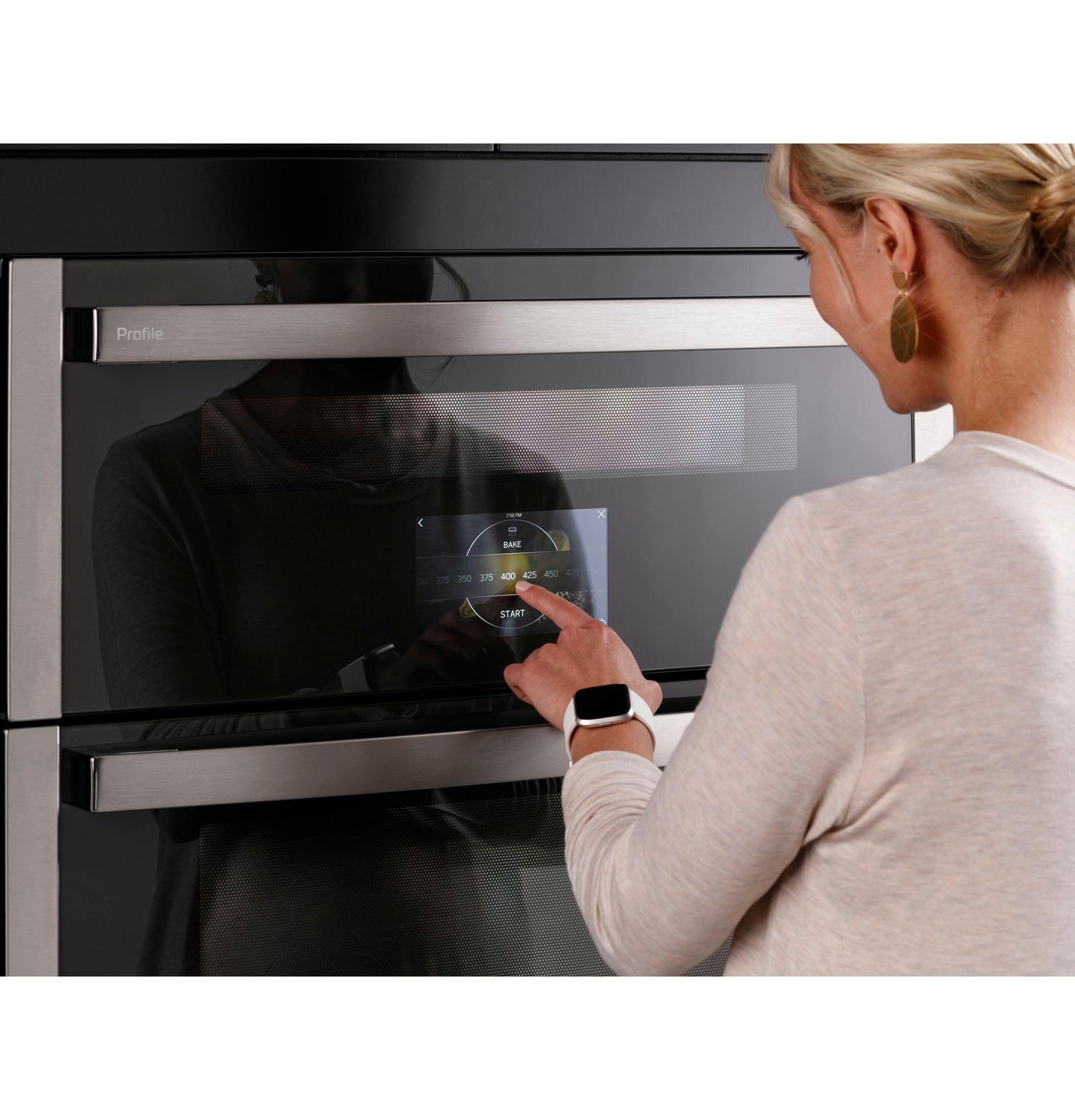 PTS9200SNSS GE Profile™ 30" Smart Built-In Twin Flex Convection Wall Oven