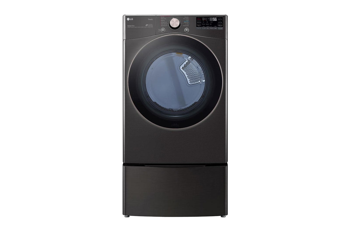 Lg DLEX4000B 7.4 cu. ft. Ultra Large Capacity Smart Wi-Fi Enabled Front Load Electric Dryer with TurboSteam™ and Built-In Intelligence
