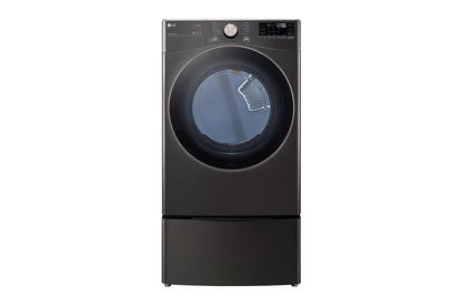 Lg DLEX4000B 7.4 cu. ft. Ultra Large Capacity Smart Wi-Fi Enabled Front Load Electric Dryer with TurboSteam™ and Built-In Intelligence