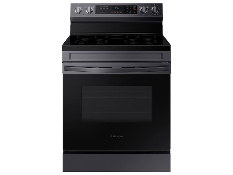 Samsung NE63A6311SG 6.3 cu. ft. Smart Freestanding Electric Range with Rapid Boil™ & Self Clean in Black Stainless Steel