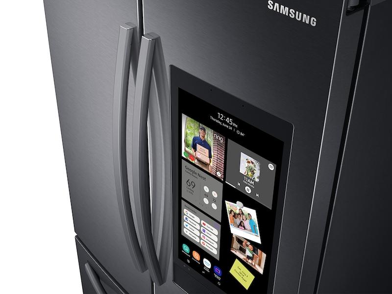 28 cu. ft. 3-Door French Door Refrigerator with Family Hub™ in Black Stainless Steel
