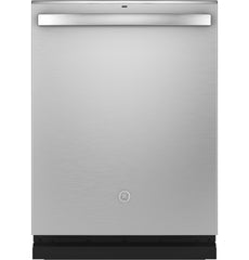 GE® Fingerprint Resistant Top Control with Stainless Steel Interior Dishwasher with Sanitize Cycle & Dry Boost with Fan Assist