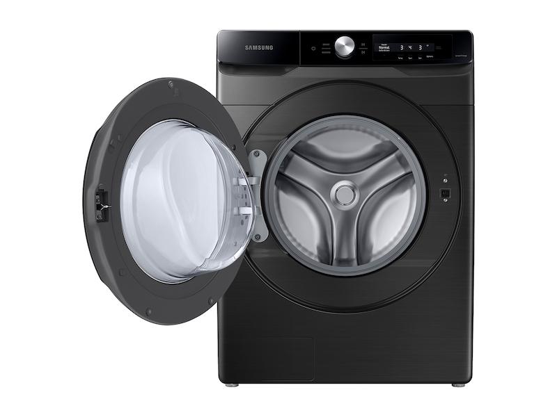 4.5 cu. ft. Large Capacity Smart Dial Front Load Washer with Super Speed Wash in Brushed Black