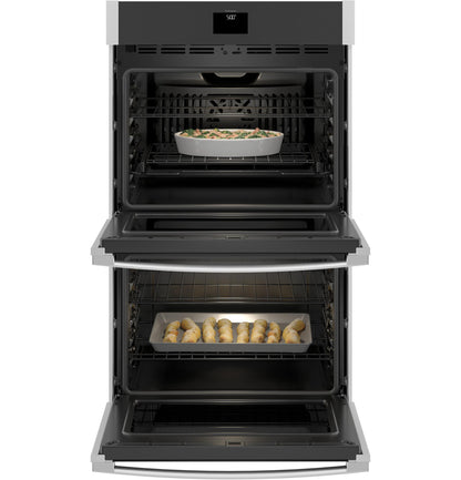 GE® 30" Smart Built-In Self-Clean Convection Double Wall Oven with Never Scrub Racks