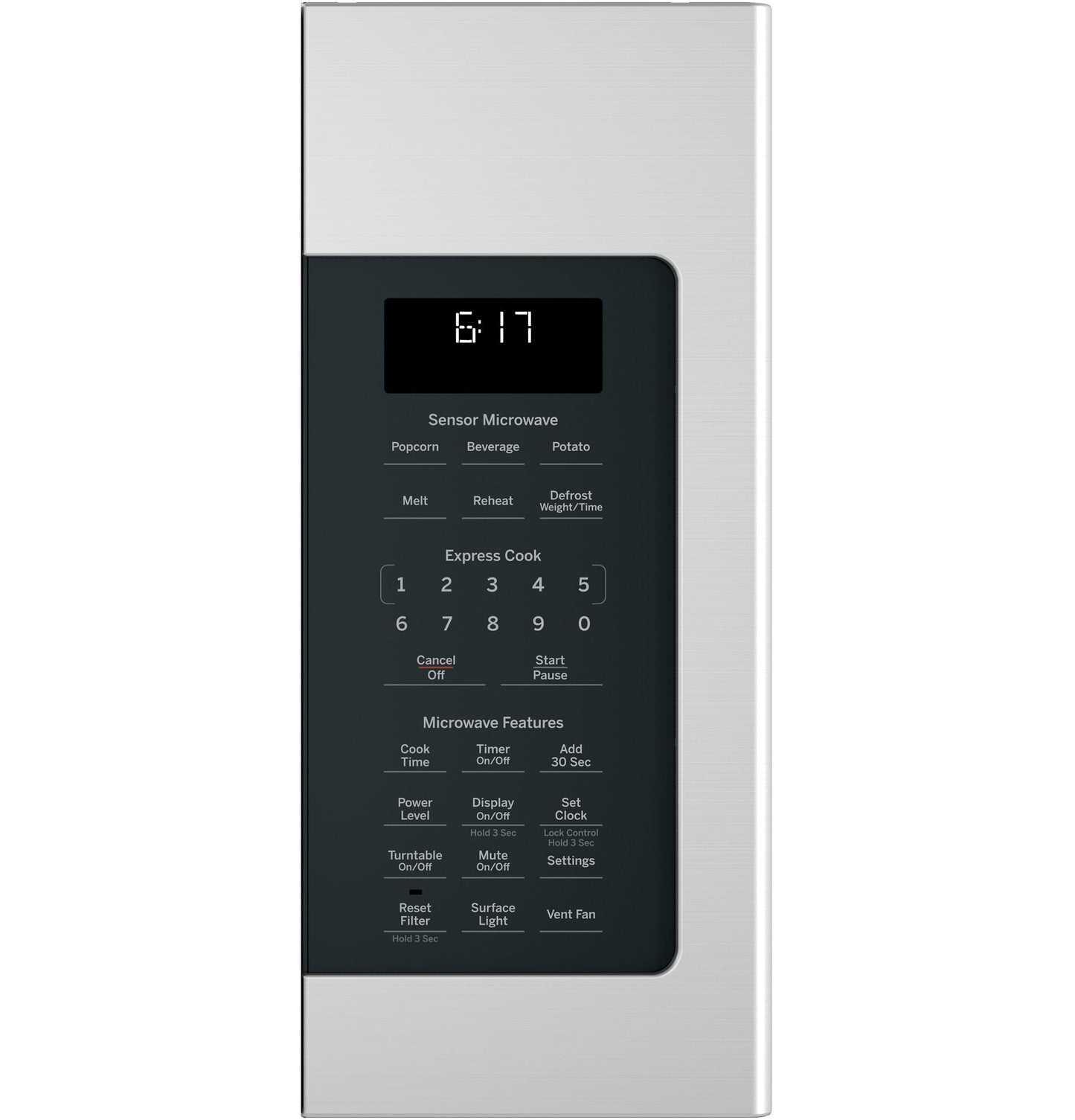 JVM6175SKSS GE® 1.7 Cu. Ft. Over-the-Range Sensor Microwave Oven