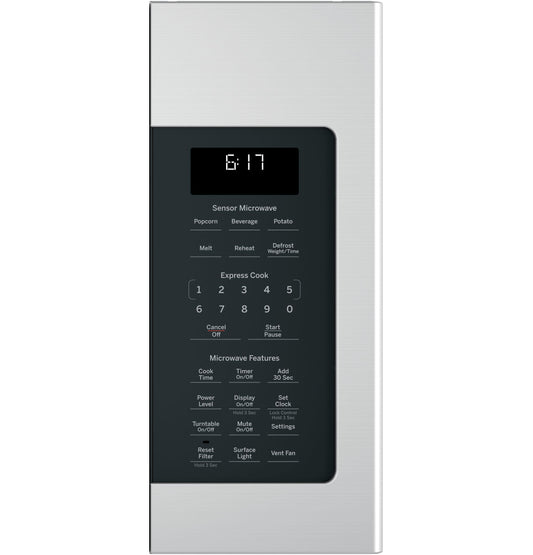 JVM6175YKFS GE® 1.7 Cu. Ft. Over-the-Range Sensor Fingerprint Resistant Microwave Oven
