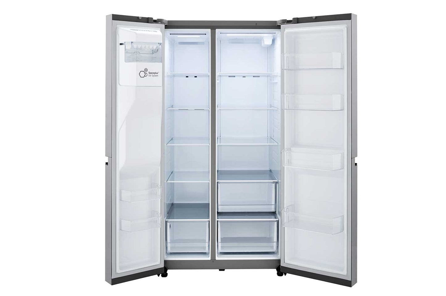 Lg 27 cu. ft. Side-by-Side Refrigerator with Smooth Touch Ice Dispenser
