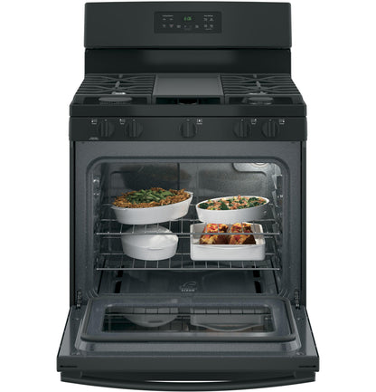JGBS66DEKBB GE® 30" Free-Standing Gas Range