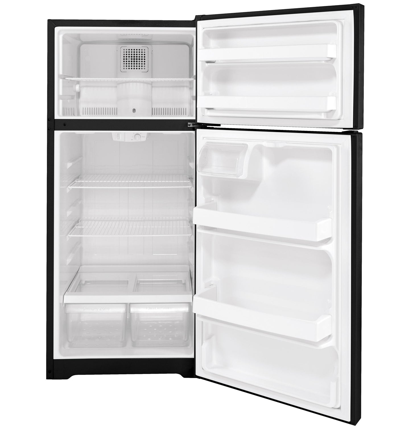 GTE17DTNRBB GE® ENERGY STAR® 16.6 Cu. Ft. Top-Freezer Refrigerator