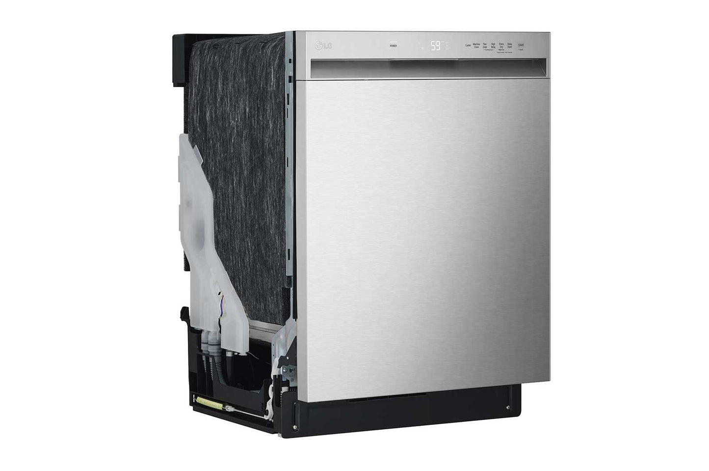 Lg LDFN3432T 24-inch Wide QuadWash™ Front Control Dishwasher - Stainless Steel