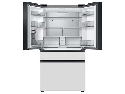 Samsung RF29BB820012AA Bespoke 4-Door French Door Refrigerator (29 cu. ft.) with AutoFill Water Pitcher in White Glass