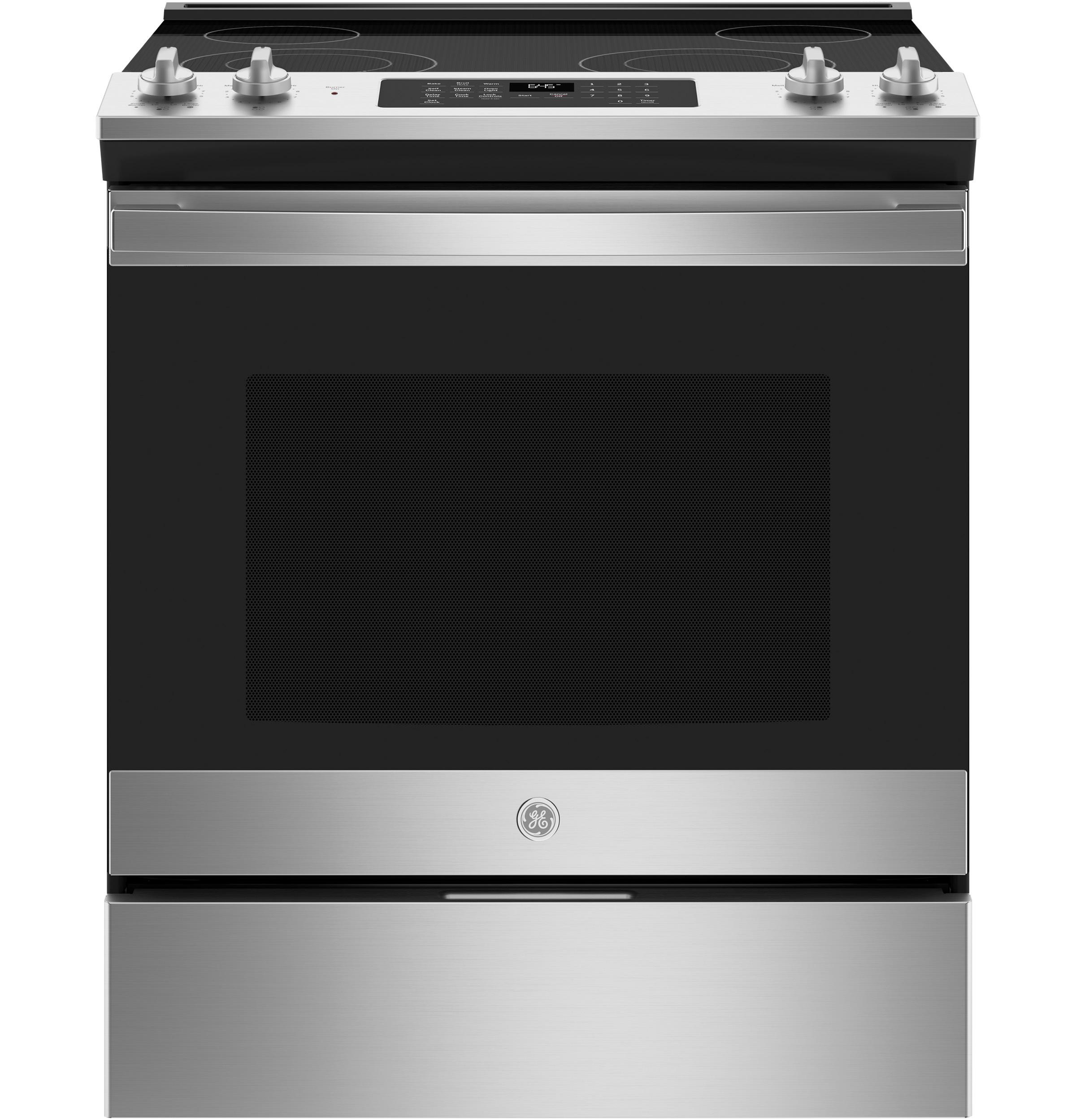 GE® 30" Slide-In Electric Range