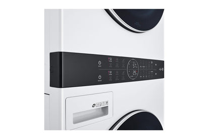 Lg WKEX200HWA Single Unit Front Load LG WashTower™ with Center Control™ 4.5 cu. ft. Washer and 7.4 cu. ft. Electric Dryer