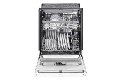 Lg LDFN4542W Front Control Dishwasher with QuadWash™ and 3rd Rack