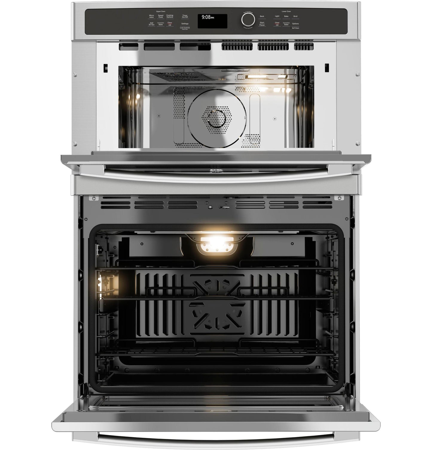 PT9800SHSS GE Profile™ 30 in. Combination Double Wall Oven with Convection and Advantium® Technology