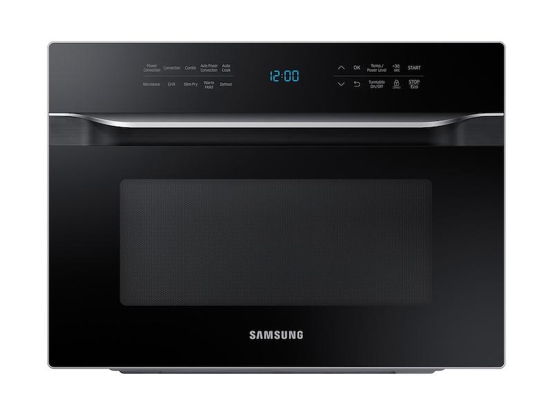 Samsung 1.2 cu. ft. PowerGrill Duo™ Countertop Microwave with Power Convection and Built-In Application in Black