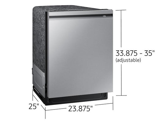 Samsung DW80B7070US AutoRelease Smart 42dBA Dishwasher with StormWash+™ and Smart Dry in Stainless Steel