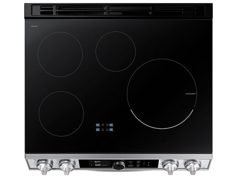 Samsung 6.3 cu. ft. Smart Slide-in Induction Range with Flex Duo™, Smart Dial