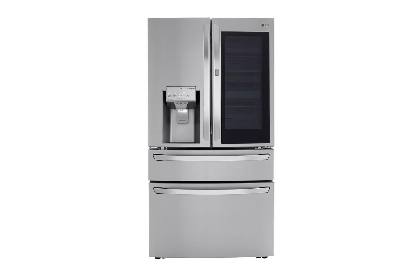 Lg LRMVC2306S 23 cu. ft. Smart Wi-Fi Enabled InstaView® Door-in-Door® Counter-Depth Refrigerator with Craft Ice™ Maker