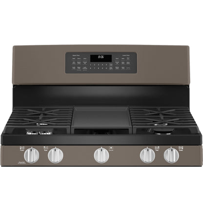 JGBS86EPES GE® 30" Free-Standing Gas Double Oven Convection Range