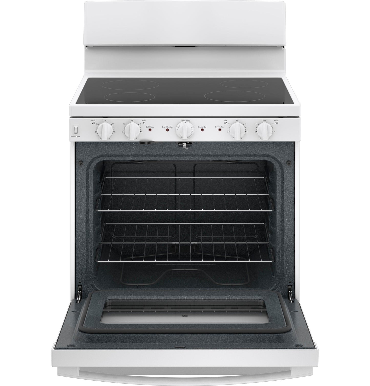 JB480DTWW GE 30" Free-standing Electric Radiant Smooth Cooktop Range