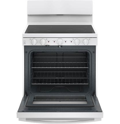 JB480DTWW GE 30" Free-standing Electric Radiant Smooth Cooktop Range