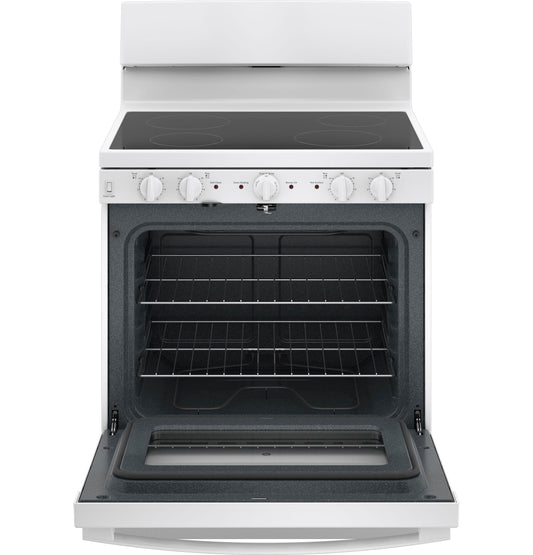 JB480DTWW GE 30" Free-standing Electric Radiant Smooth Cooktop Range