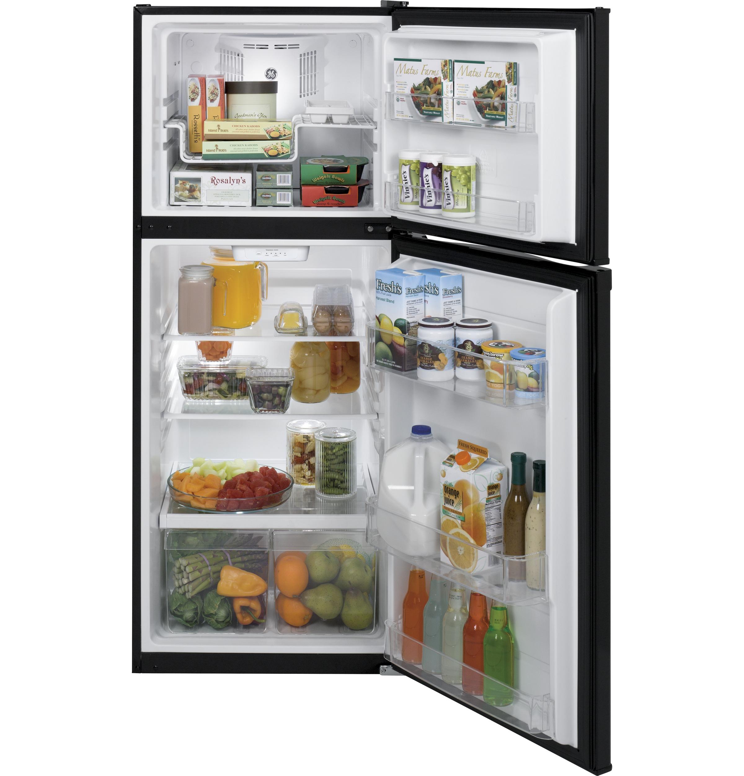 GPE12FGKBB GE® ENERGY STAR® 11.6 cu. ft. Top-Freezer Refrigerator