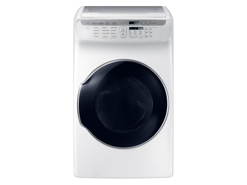 Samsung 7.5 cu. ft. Smart Gas Dryer with FlexDry™ in White