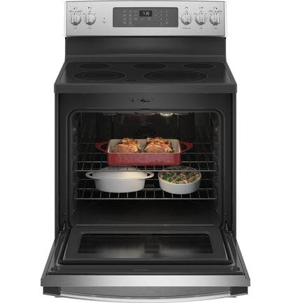GE® 30" Free-Standing Electric Convection Range with No Preheat Air Fry
