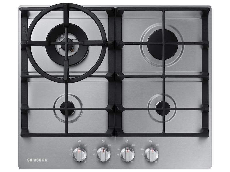 24" Gas Cooktop in Stainless Steel