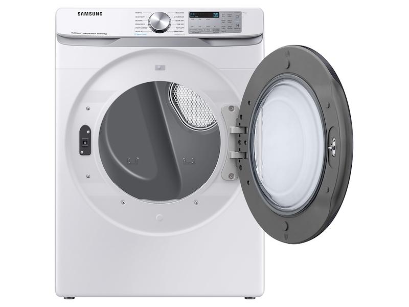 Samsung DVE45B6300W 7.5 cu. ft. Smart Electric Dryer with Steam Sanitize+ in White