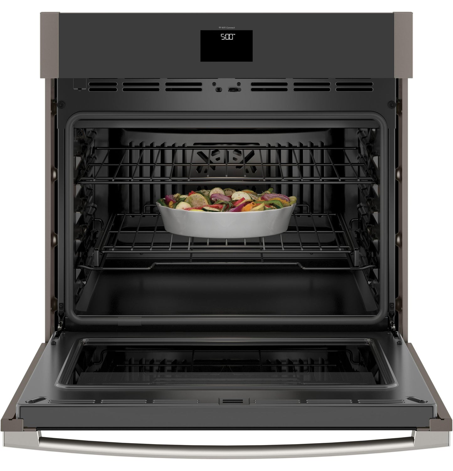 JTS5000ENES GE® 30" Smart Built-In Self-Clean Convection Single Wall Oven with Never Scrub Racks