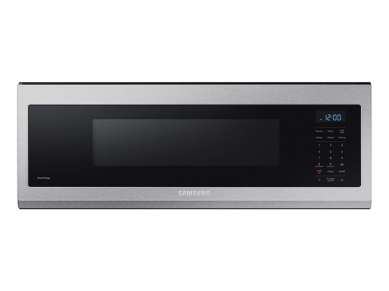 1.1 cu. ft. Smart SLIM Over-the-Range Microwave with 400 CFM Hood Ventilation, Wi-Fi & Voice Control in Stainless Steel