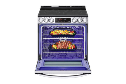 Lg LSEL6333F 6.3 cu. ft. Smart Wi-Fi Enabled Fan Convection Electric Slide-in Range with Air Fry & EasyClean®
