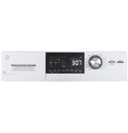 GFQ14ESSNWW GE® 24" 2.4 cu. ft.Capacity Front Load Washer/Condenser Dryer Combo