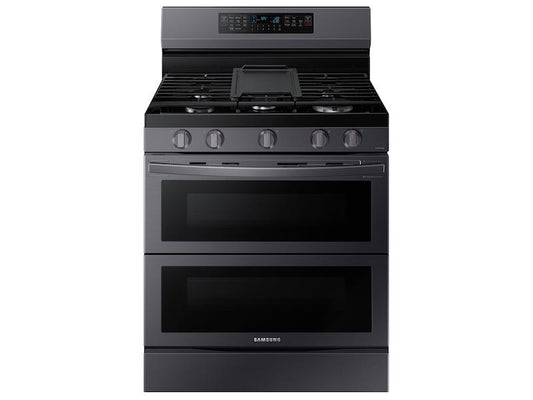 Samsung NX60A6751SG 6.0 cu. ft. Smart Freestanding Gas Range with Flex Duo™ & Air Fry in Black Stainless Steel
