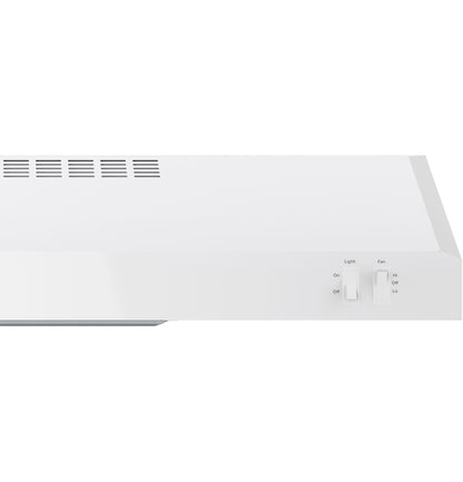 JVX3300DJWW GE® 30" Under The Cabinet Hood