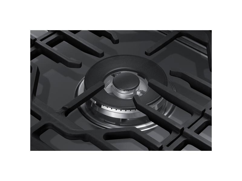 Samsung NA36N6555TS 36" Smart Gas Cooktop with Illuminated Knobs in Stainless Steel