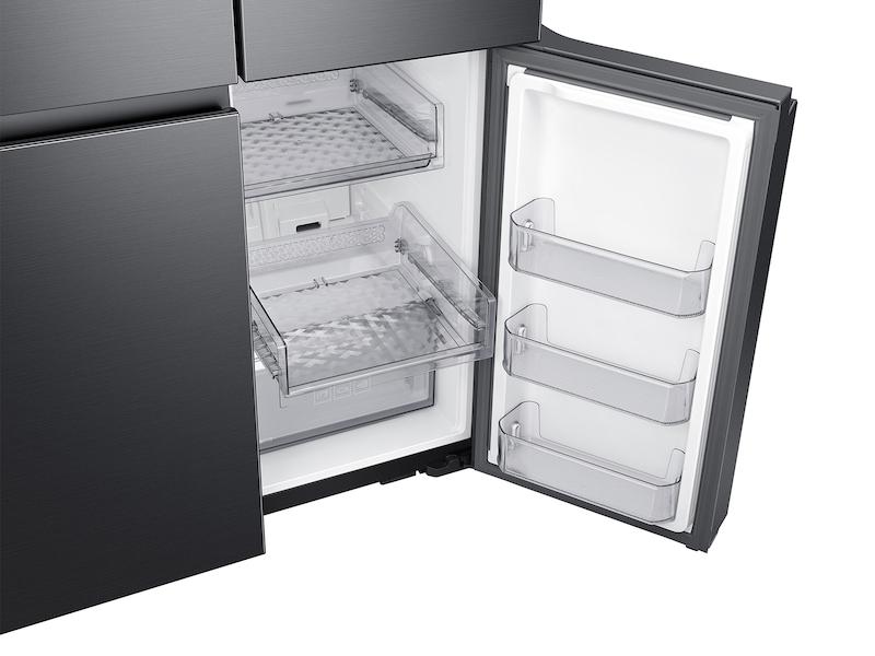 23 cu. ft. Smart Counter Depth 4-Door Flex™ Refrigerator with Beverage Center and Dual Ice Maker in Black Stainless Steel