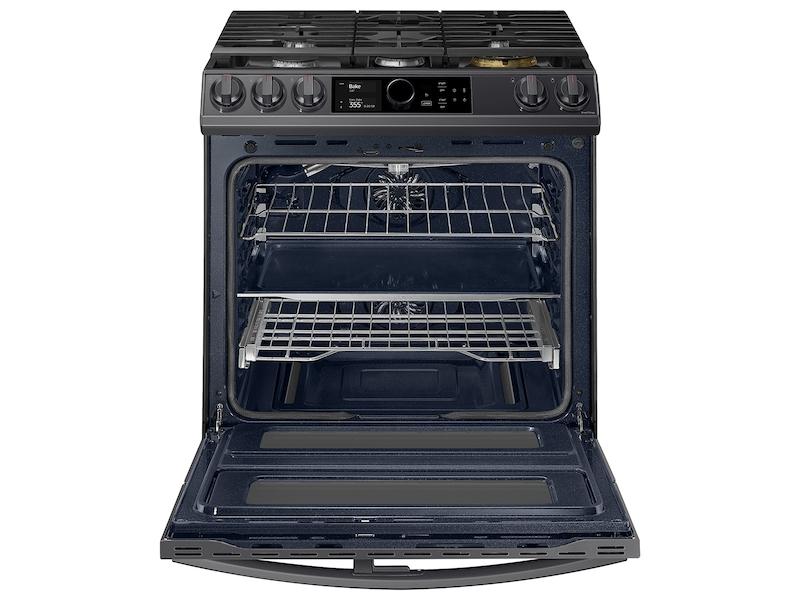 Samsung 6.0 cu ft. Smart Slide-in Gas Range with Flex Duo™, Smart Dial