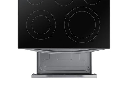 Samsung NE63A6511SS 6.3 cu. ft. Smart Freestanding Electric Range with No-Preheat Air Fry & Convection in Stainless Steel