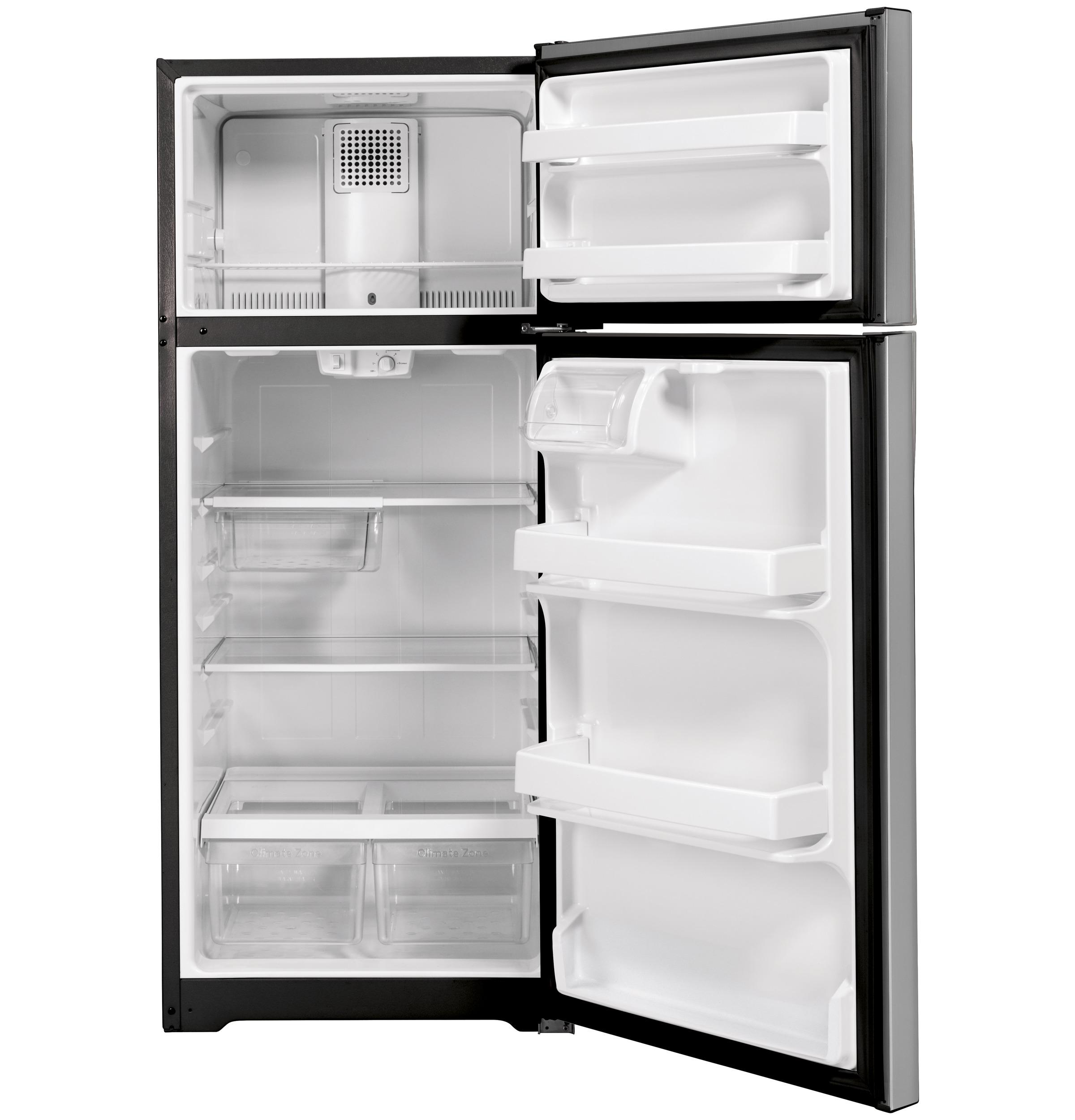 GTE17GSNRSS GE® ENERGY STAR® 16.6 Cu. Ft. Top-Freezer Refrigerator