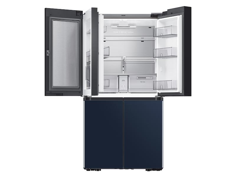 Bespoke Counter Depth 4-Door Flex™ Refrigerator (23 cu. ft.) in Navy Glass