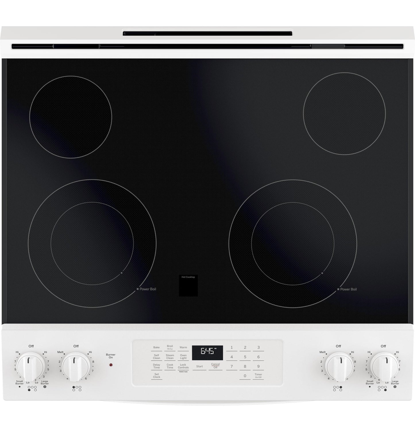 GE® 30" Slide-In Electric Range