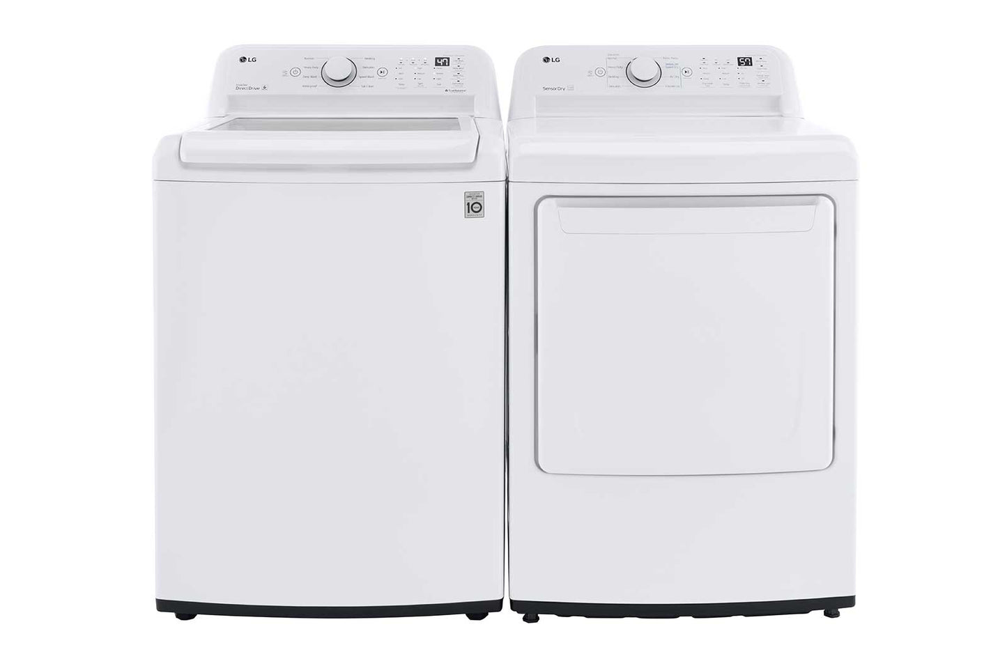 Lg WT7000CW 4.5 cu. ft. Ultra Large Capacity Top Load Washer with Impeller & TurboDrum™ Technology