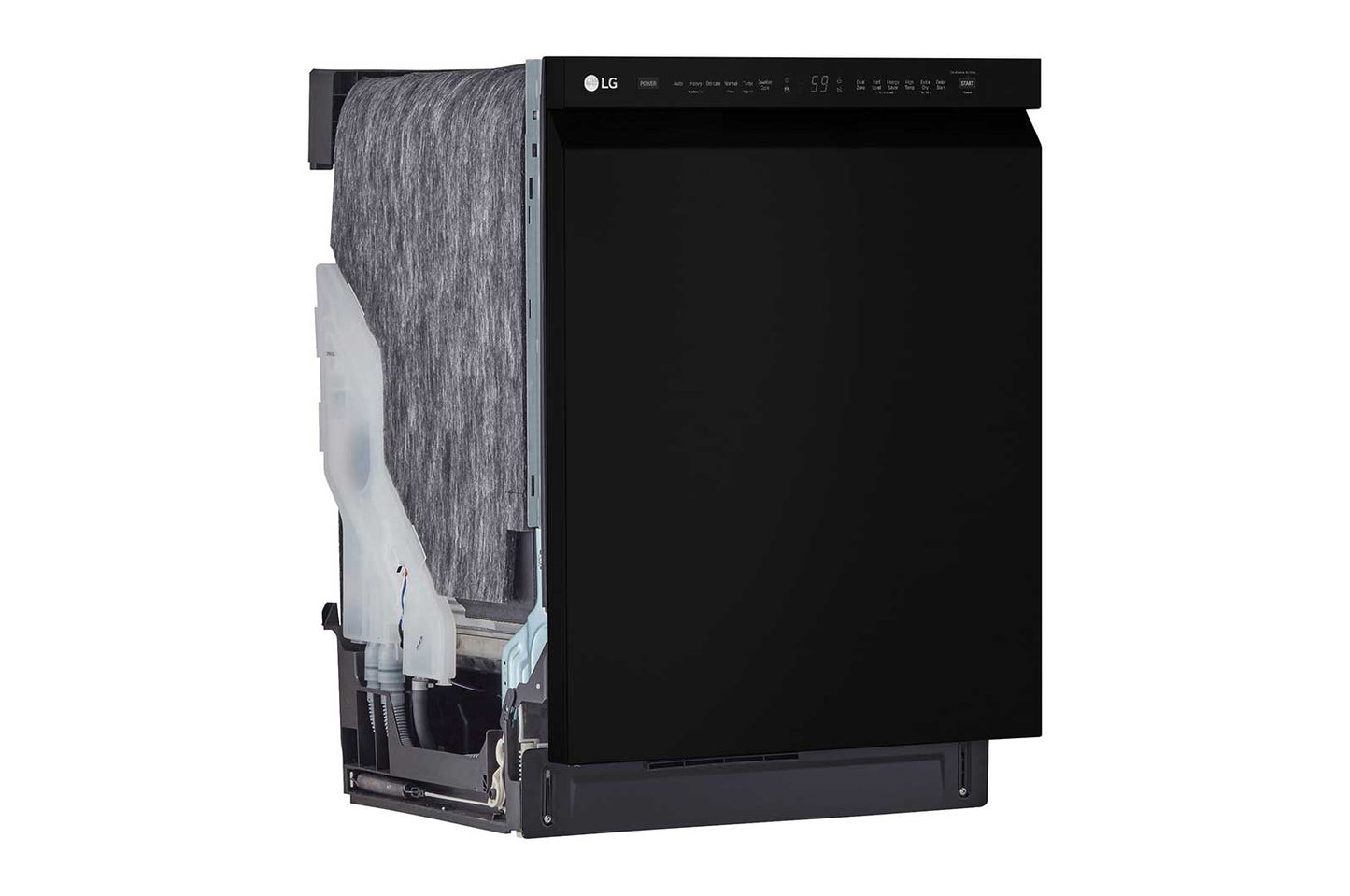 Lg LDFN4542B Front Control Dishwasher with QuadWash™ and 3rd Rack