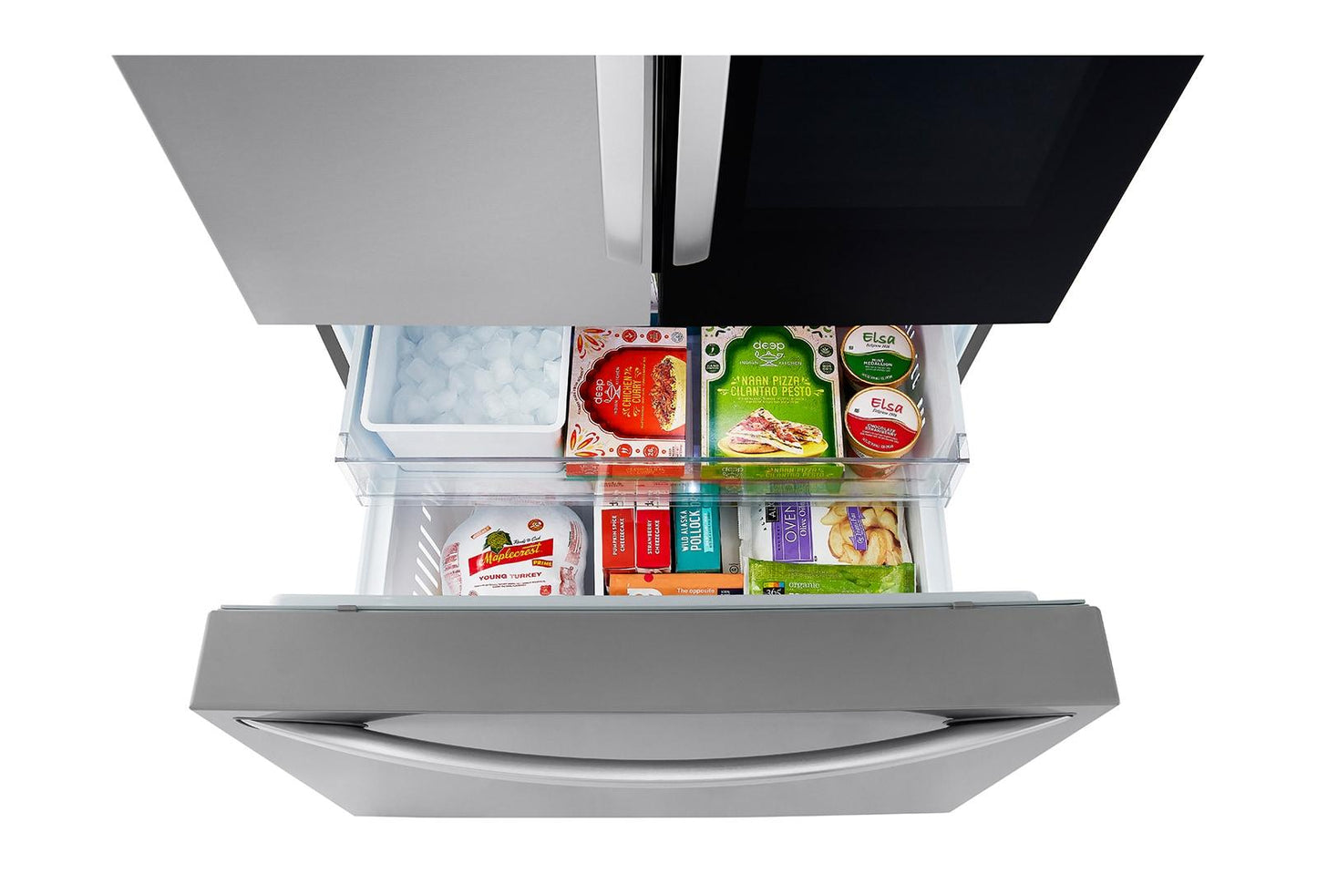 27 cu. ft. Smart InstaView® Counter-Depth Max French Door Refrigerator