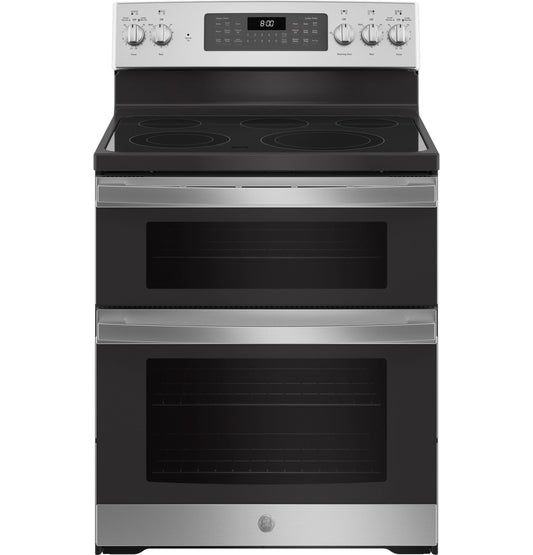 JBS86SPSS GE 30" Free-Standing Electric Double Oven Convection Range
